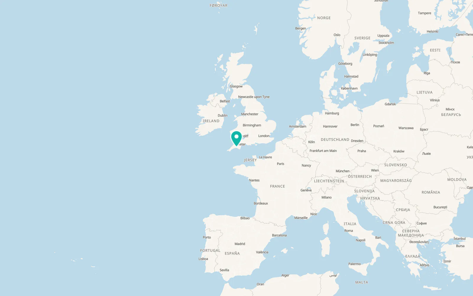 Map of Torpoint