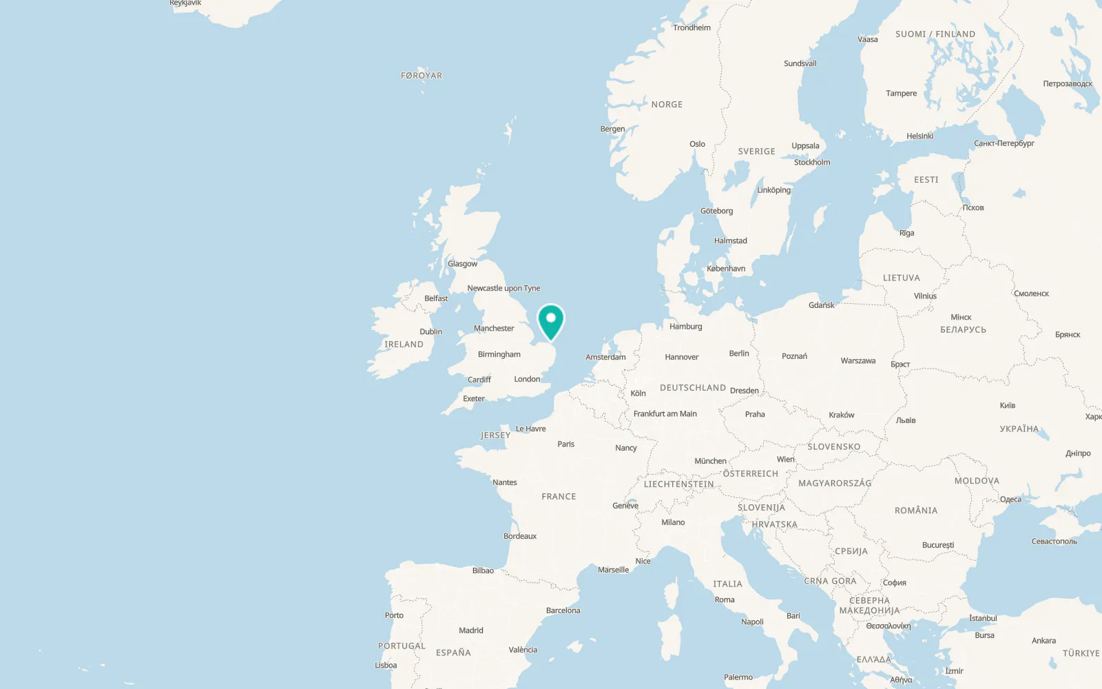 Map of Trunch