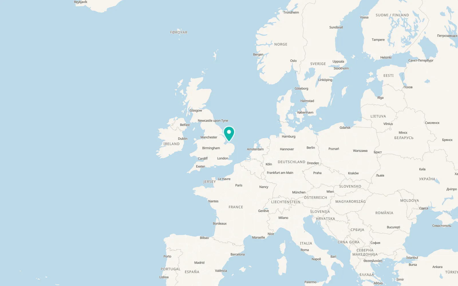 Map of Wells-next-the-Sea