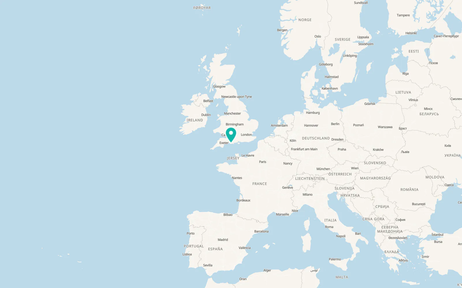 Map of Weymouth