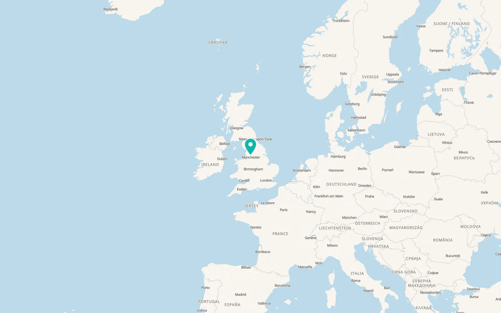 Map of Whitefield