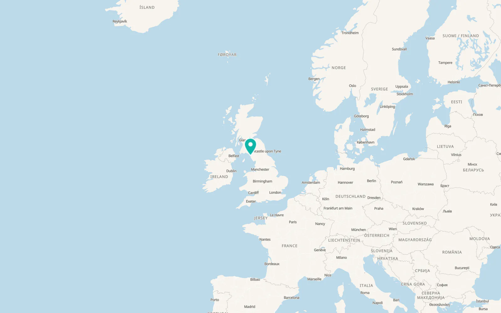 Map of Whitehaven