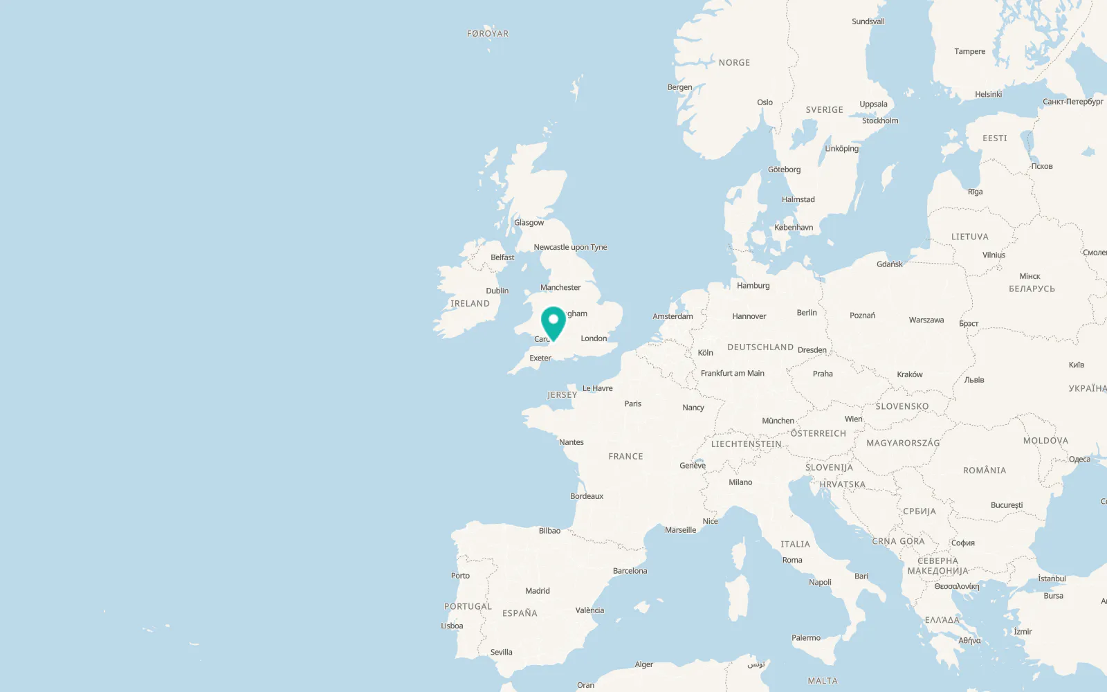Map of Wookey