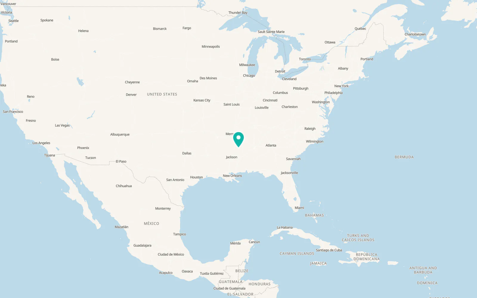 Map of Ackerman