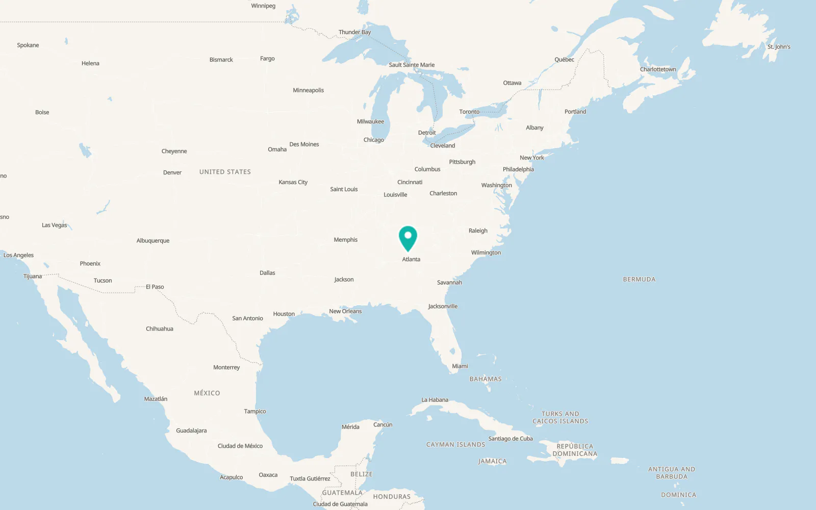 Map of Acworth