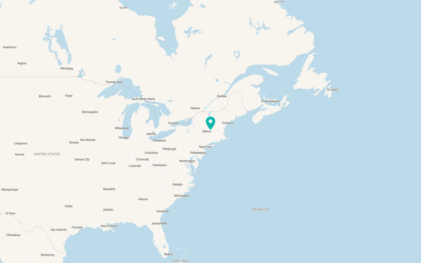 Map of Adams