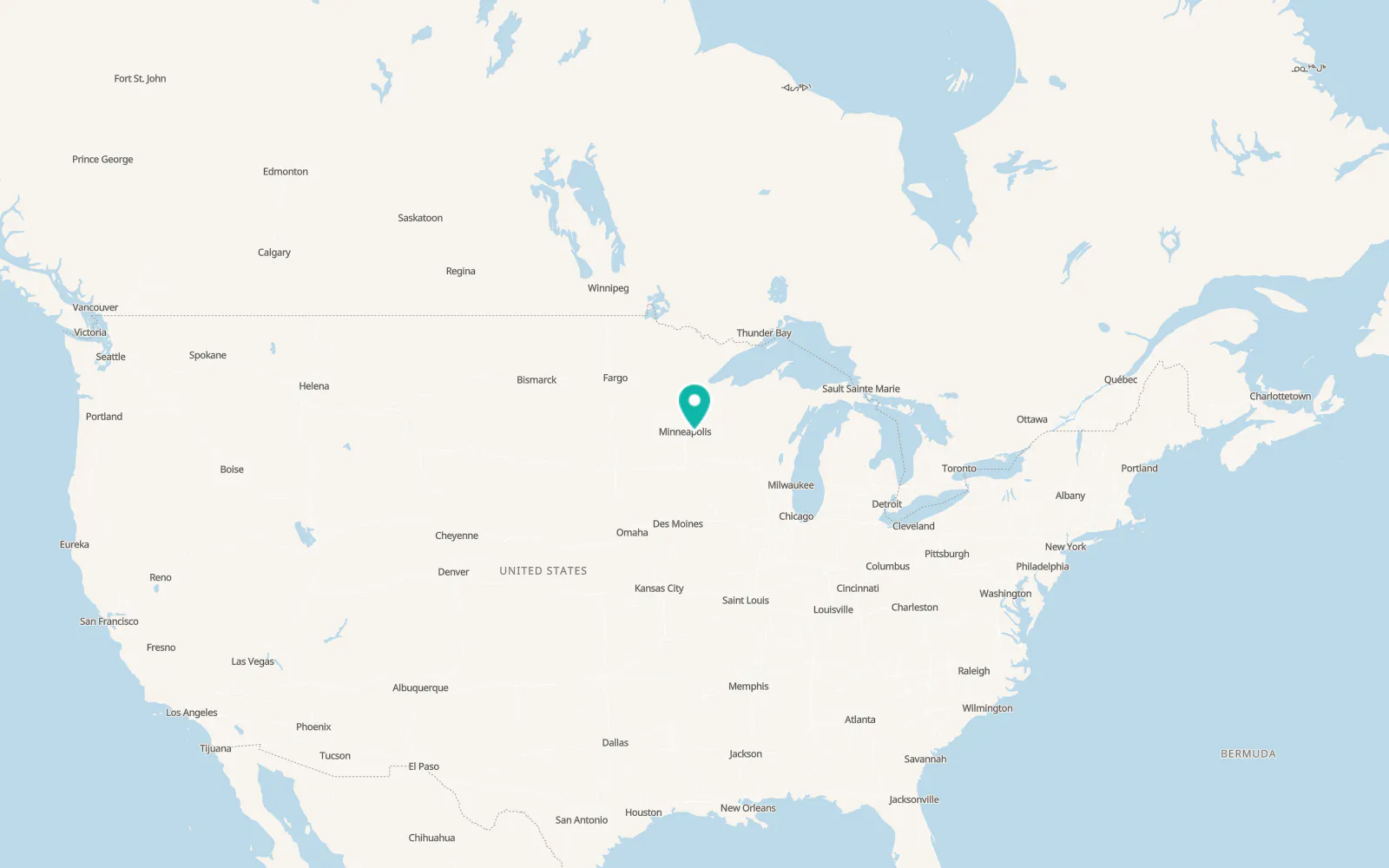 Map of Afton