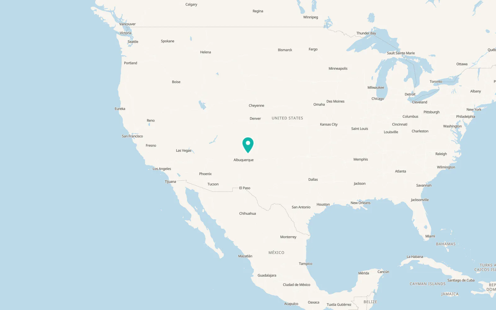 Map of Agua Fria