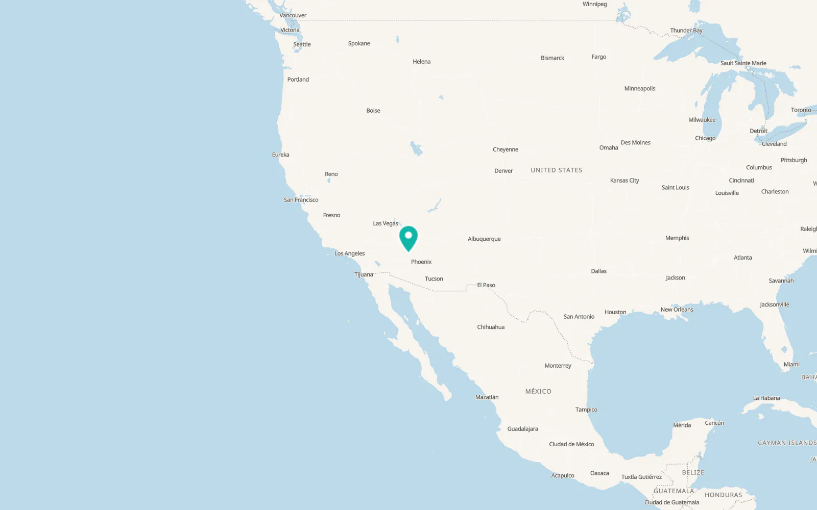 Map of Aguila