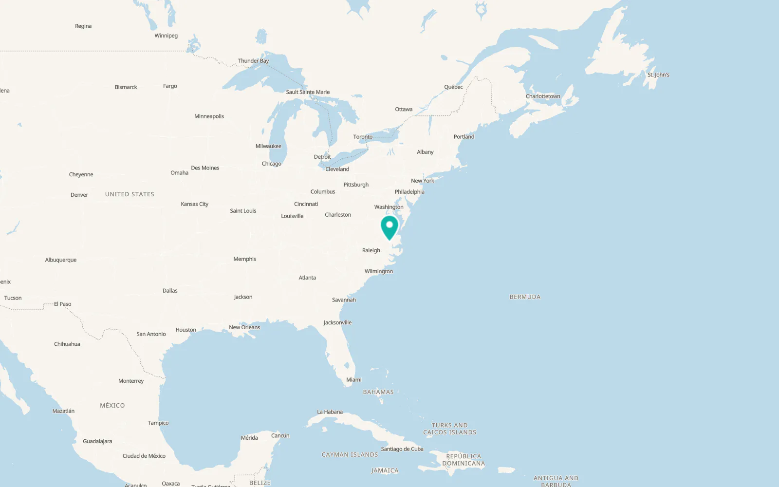 Map of Ahoskie