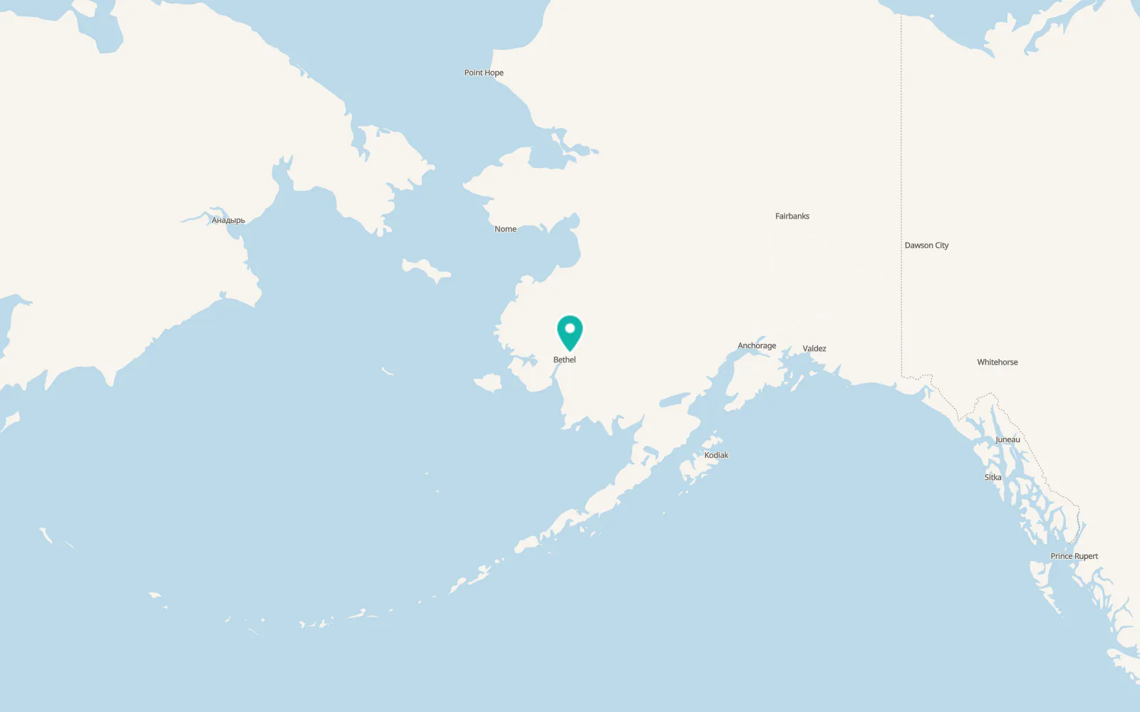 Map of Akiachak