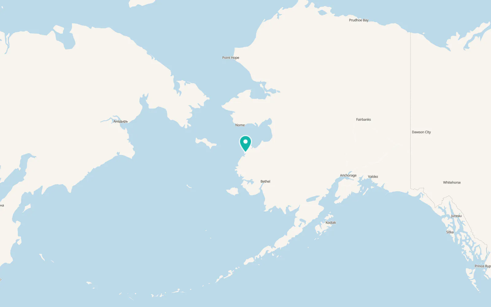 Map of Alakanuk