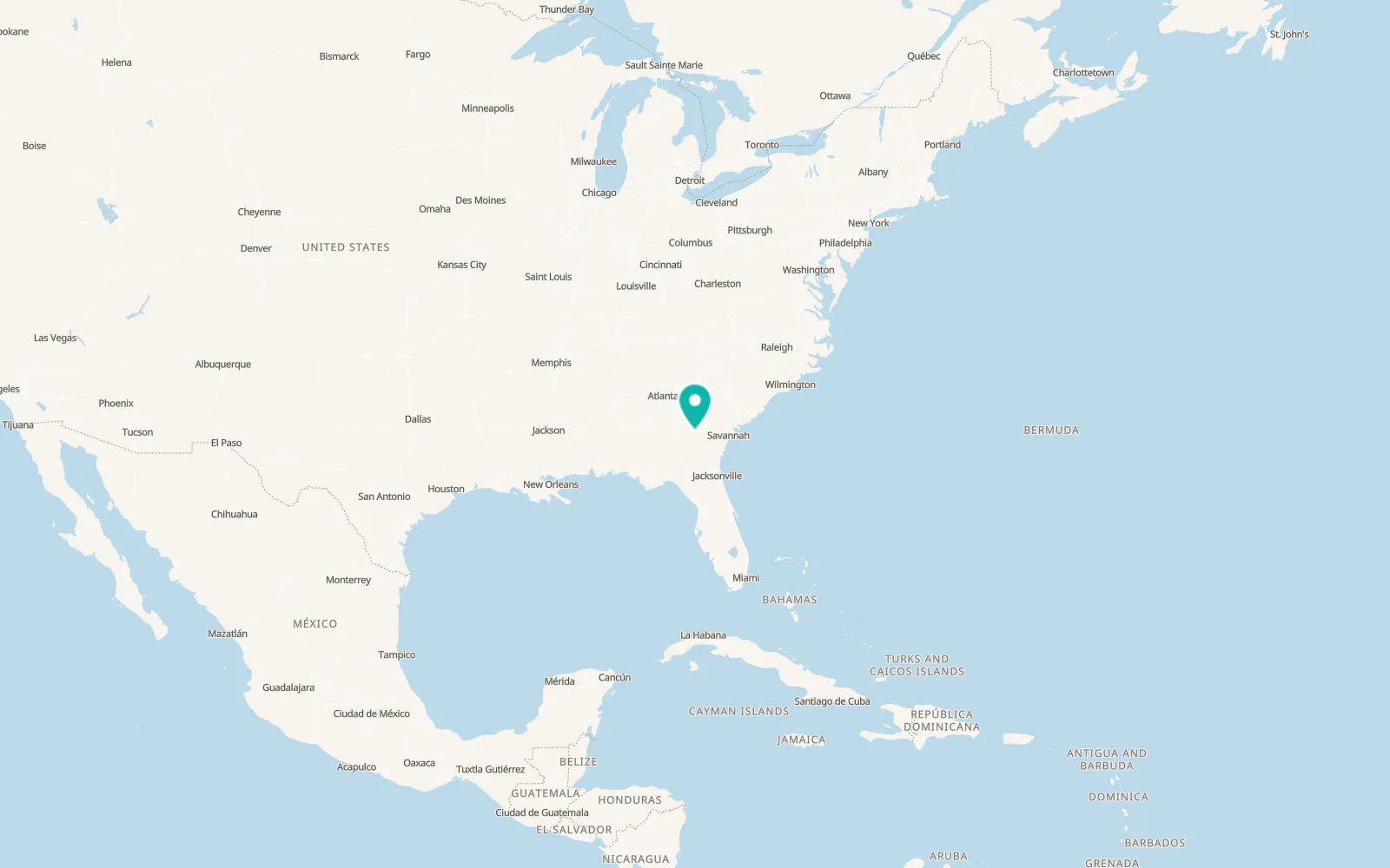 Map of Alamo
