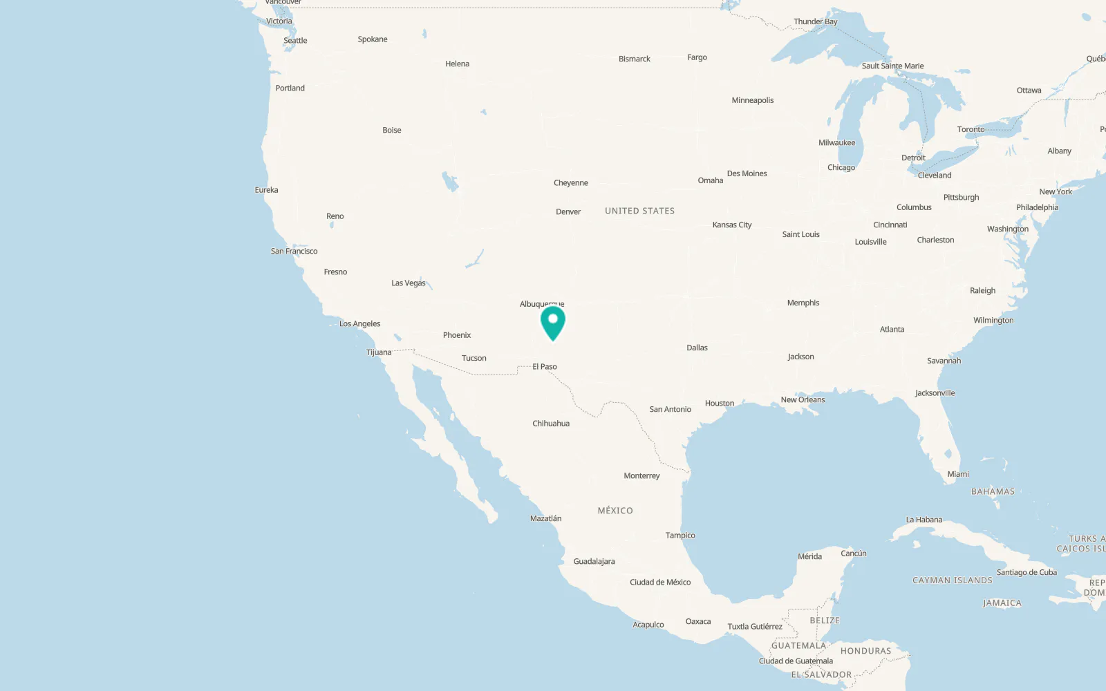 Map of Alamogordo