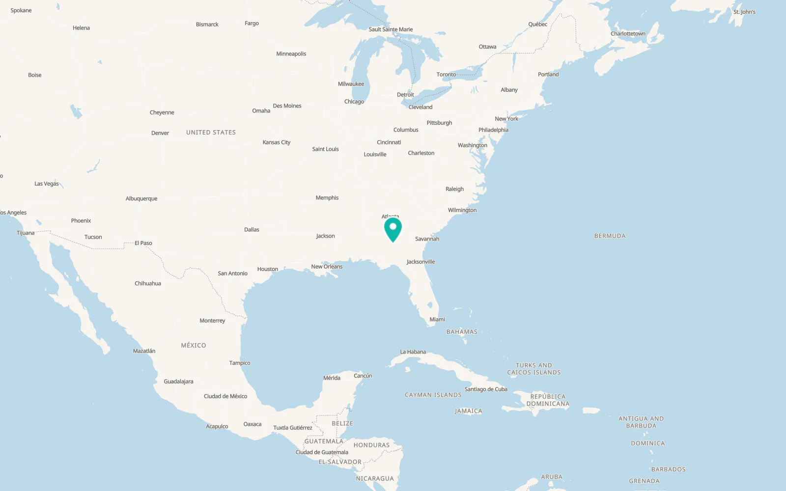Map of Albany