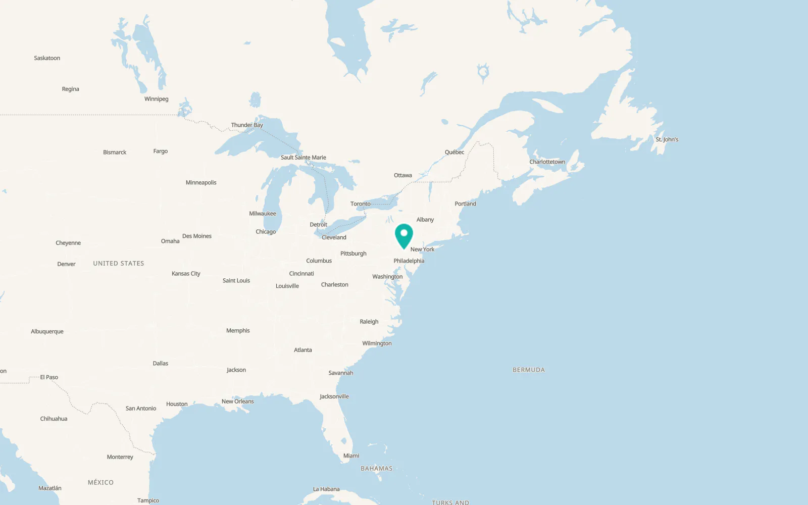 Map of Alburtis