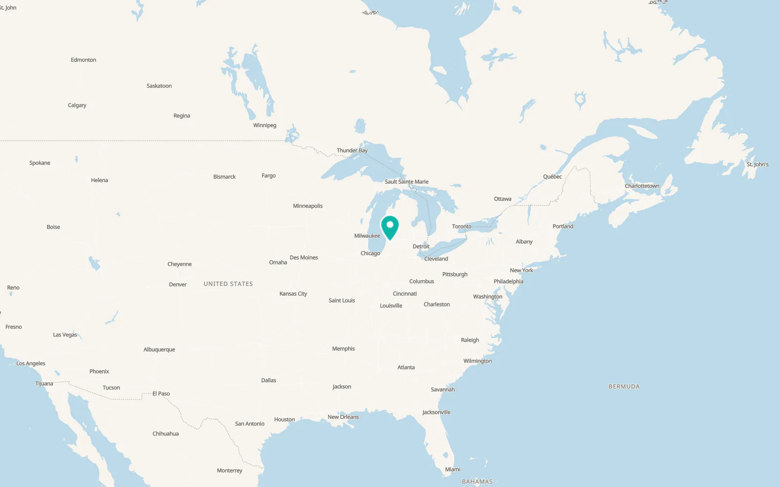 Map of Allegan