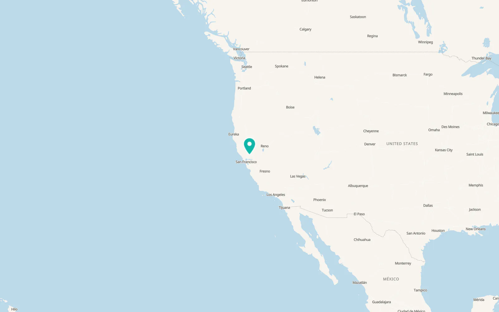 Map of Allendale
