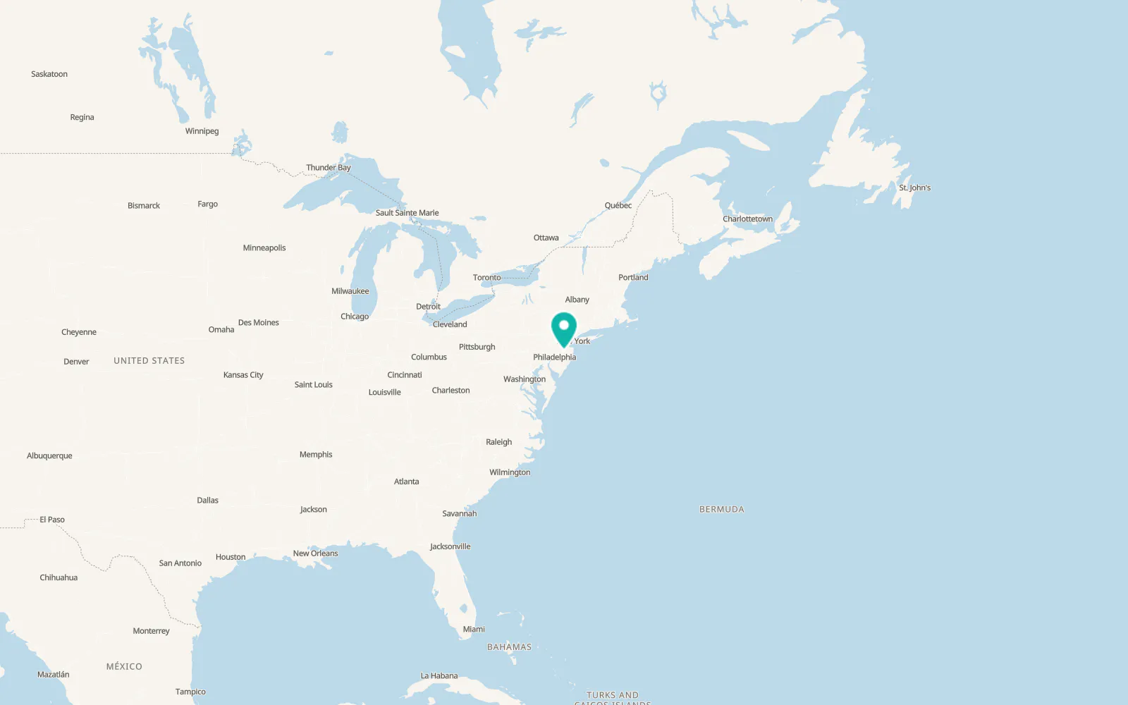 Map of Allentown