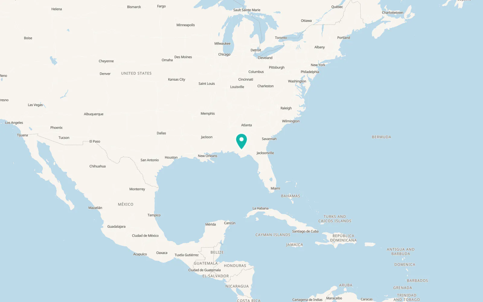 Map of Altha