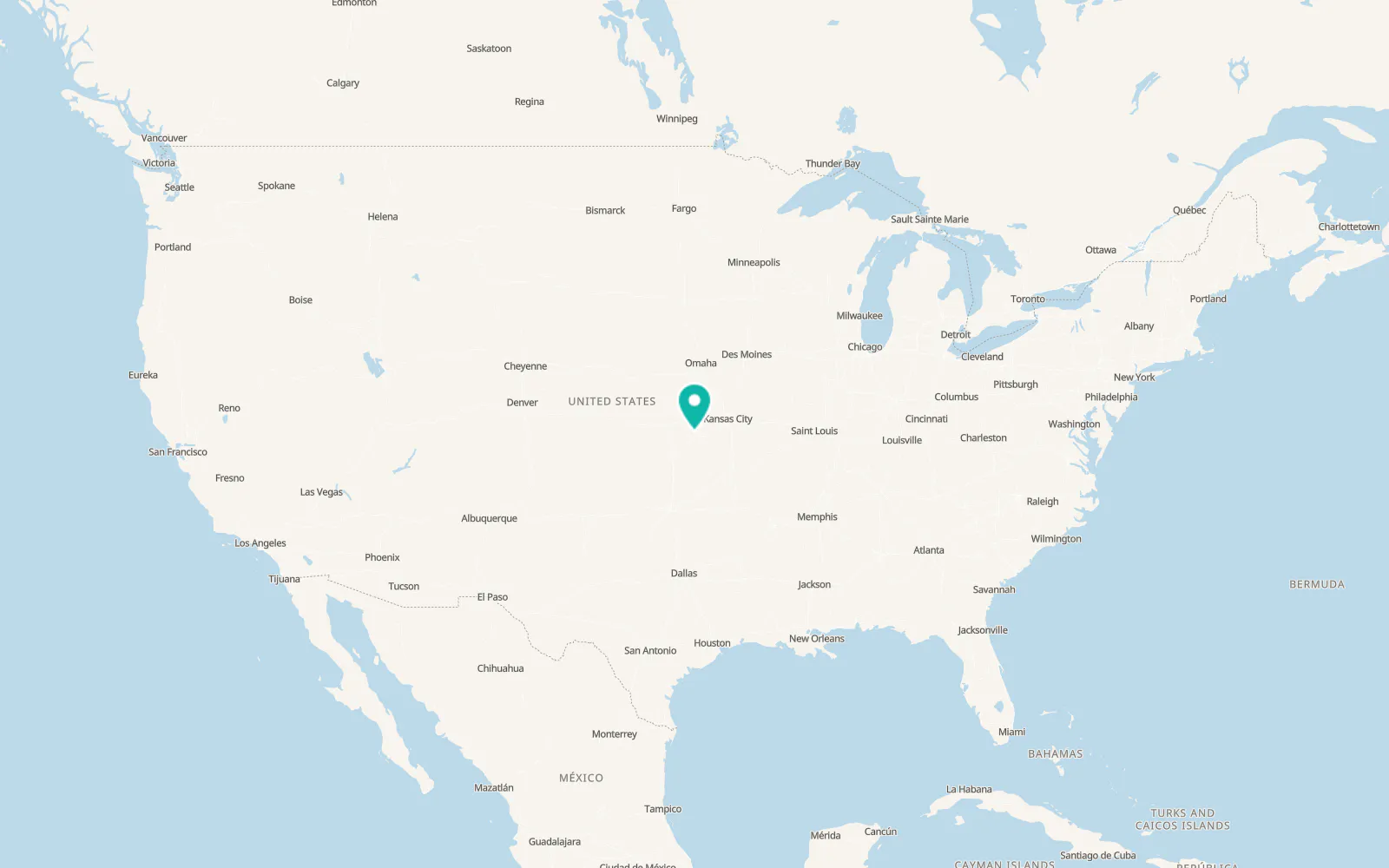 Map of Americus