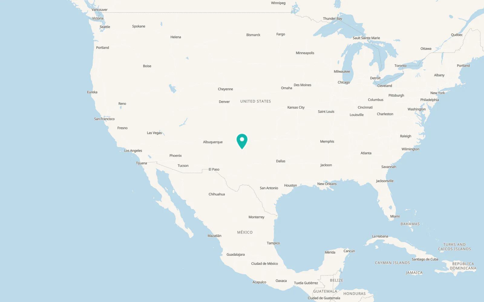 Map of Amherst