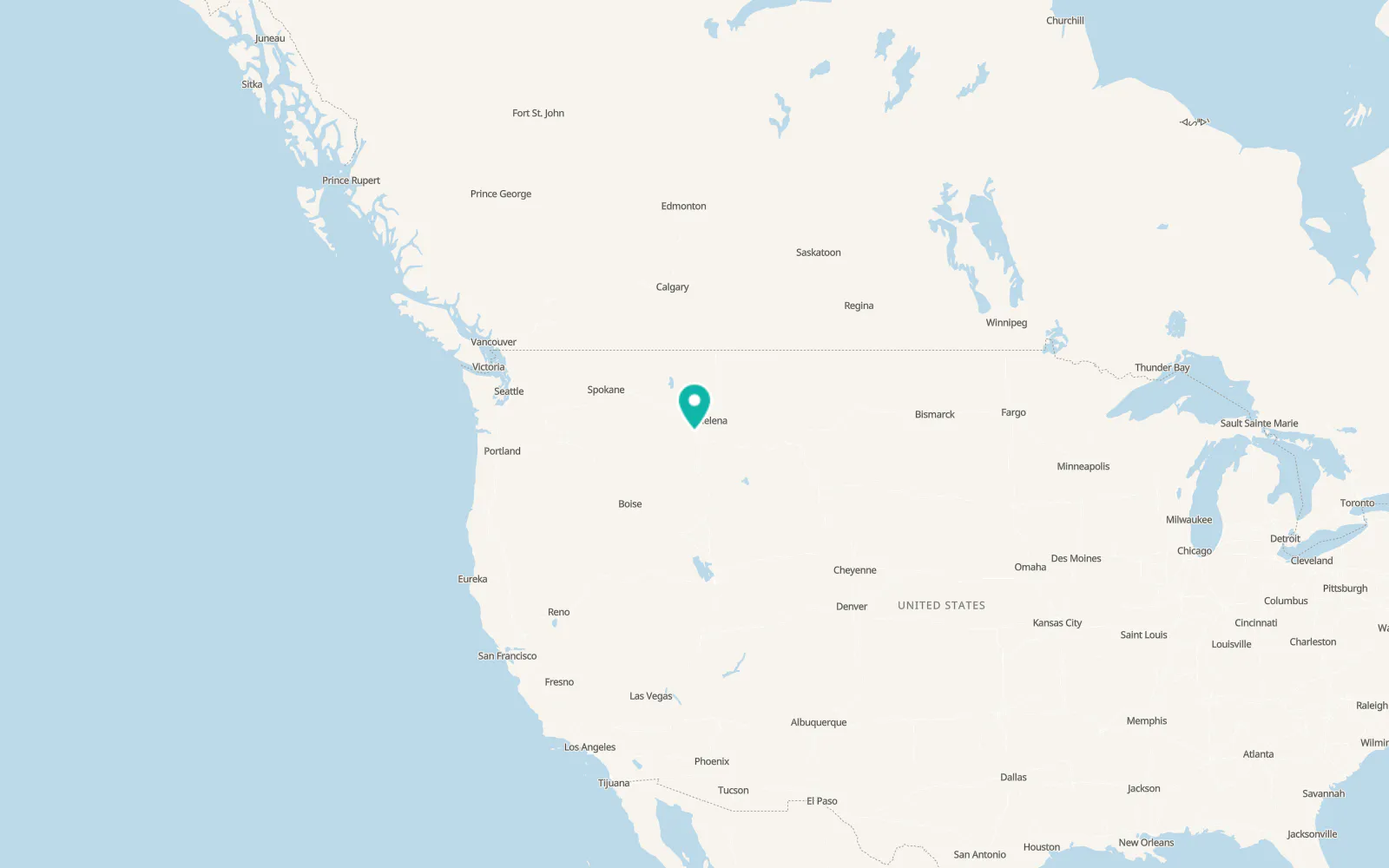 Map of Anaconda