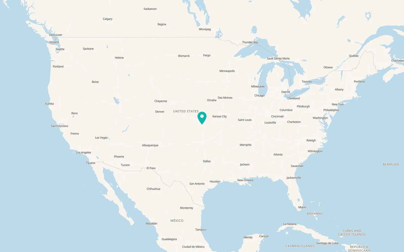 Map of Andale