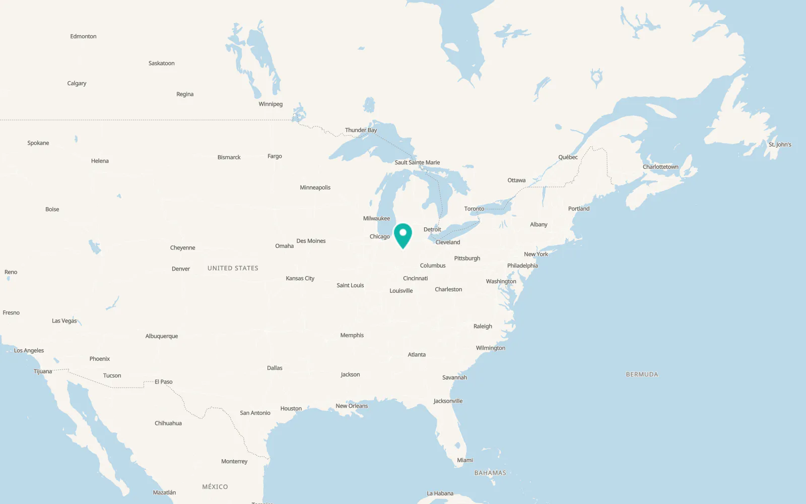 Map of Andrews