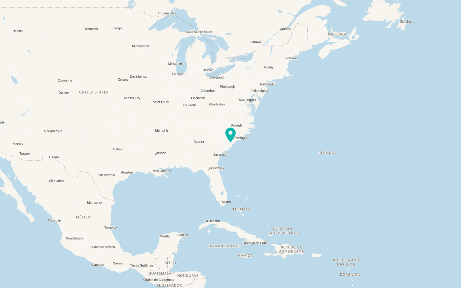 Map of Andrews