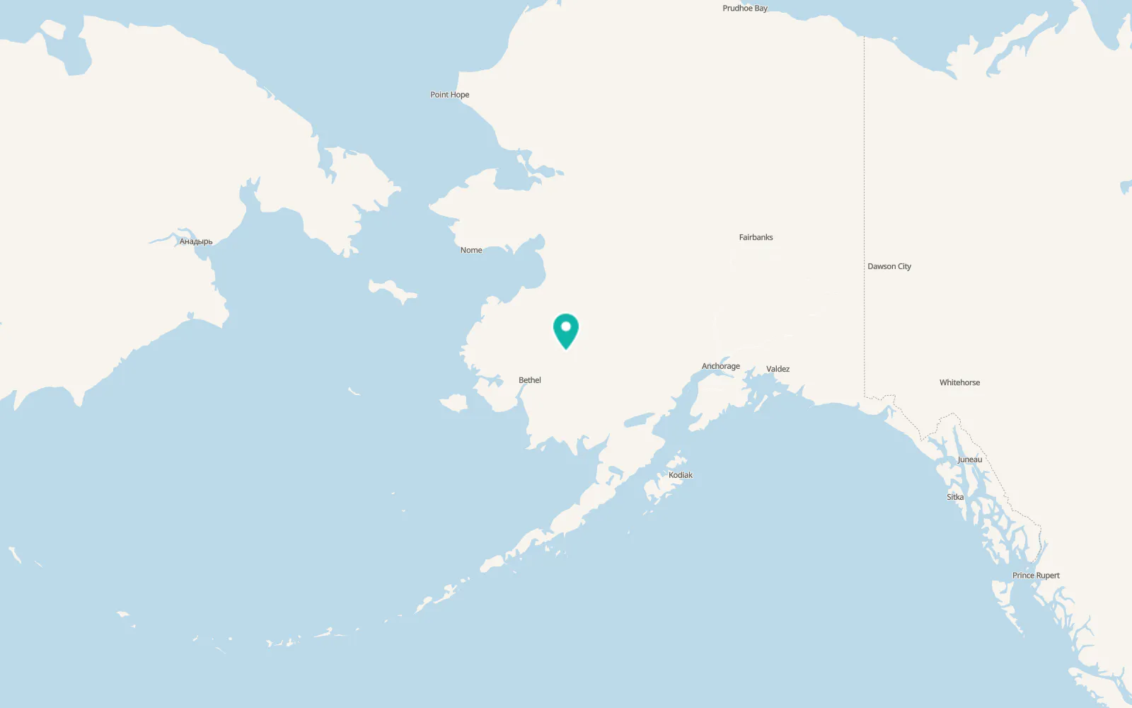 Map of Aniak