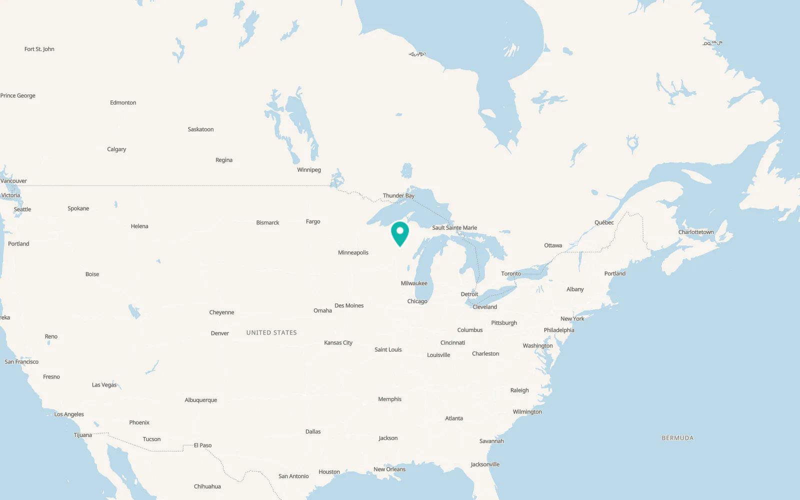 Map of Antigo