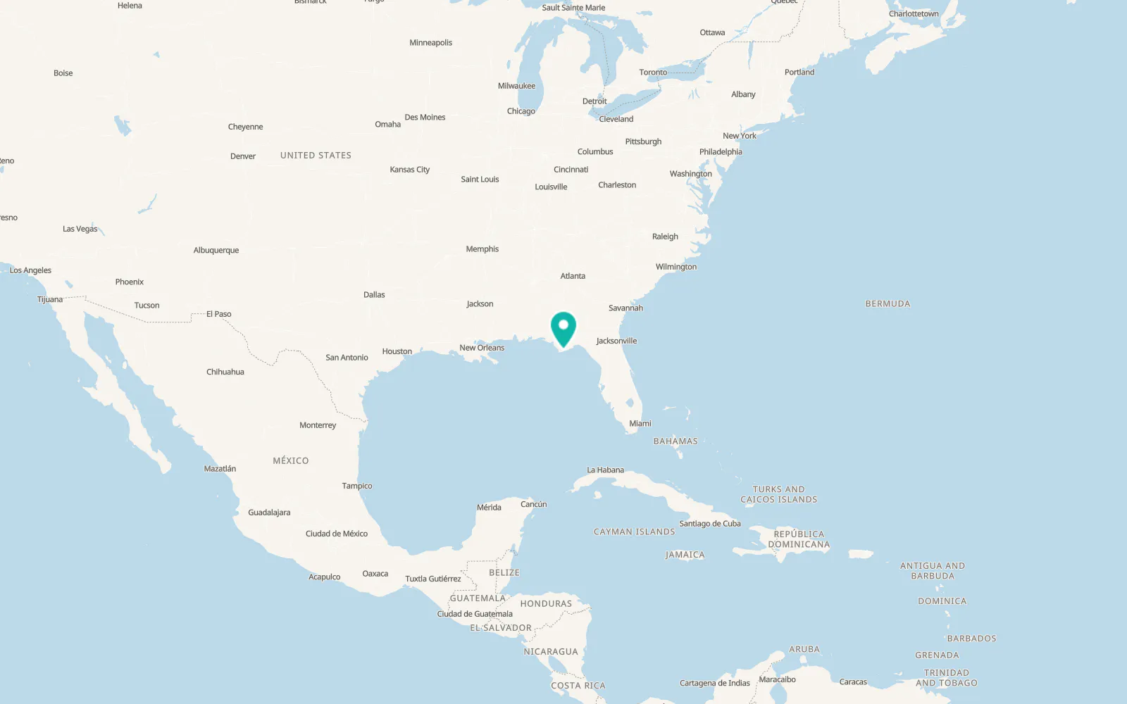 Map of Apalachicola