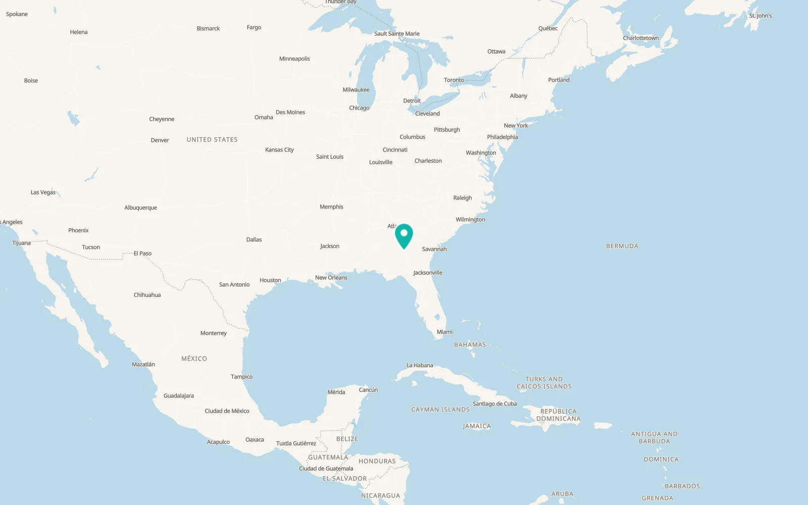 Map of Arabi