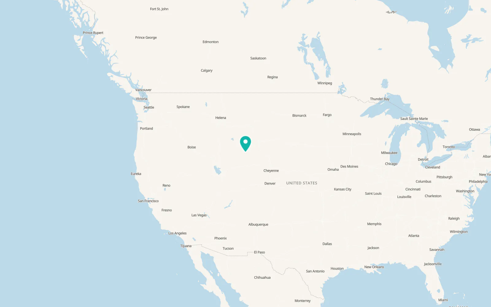 Map of Arapahoe