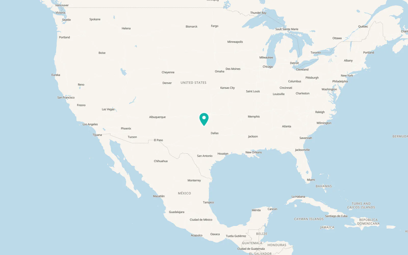Map of Archer City