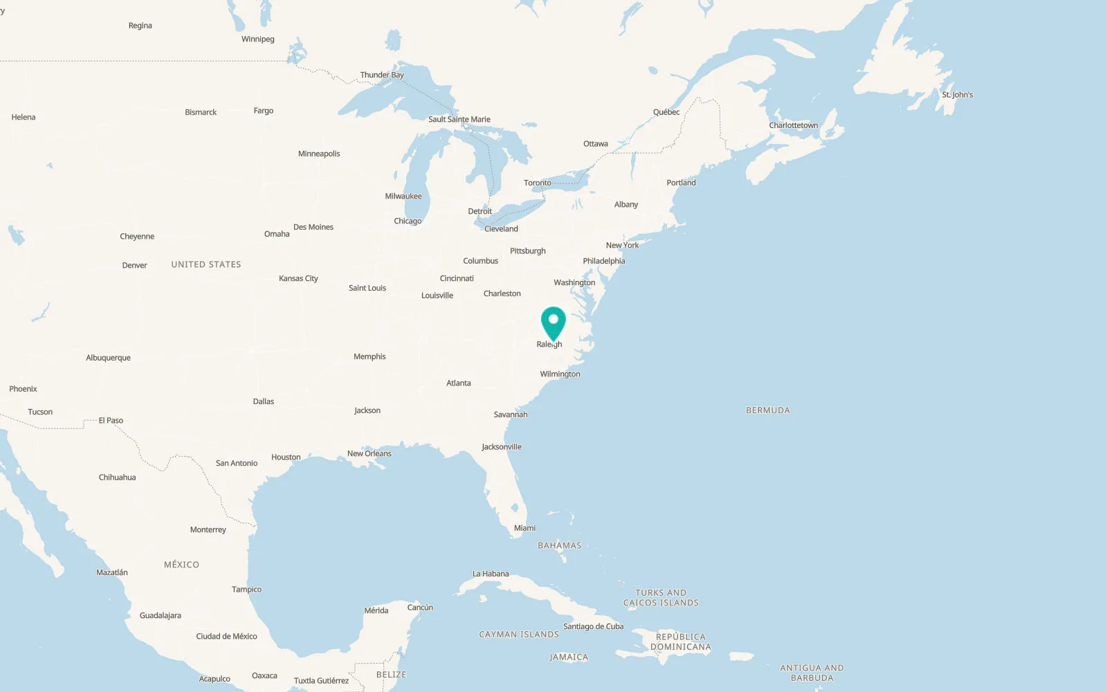Map of Archer Lodge