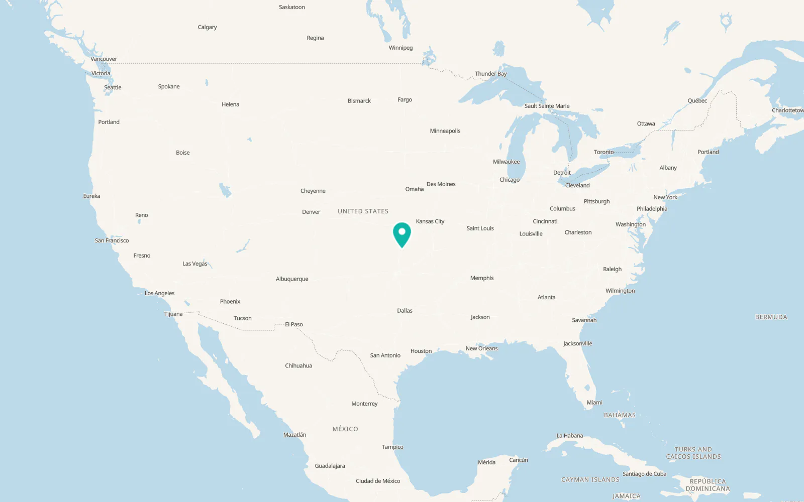 Map of Arkansas City
