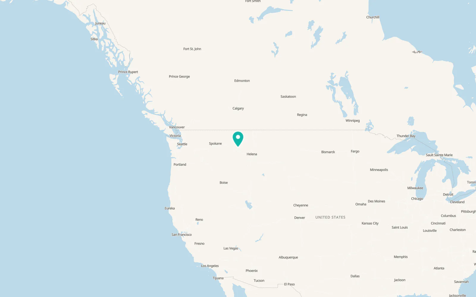 Map of Arlee