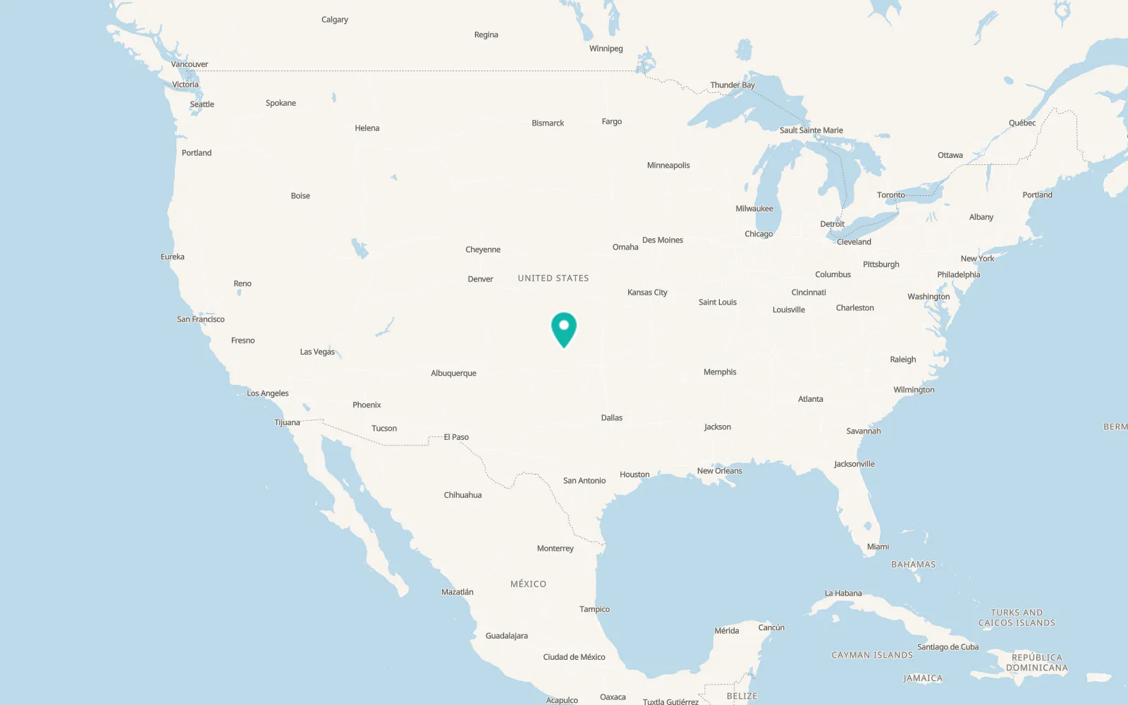 Map of Arnett