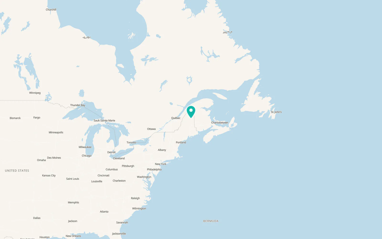 Map of Ashland