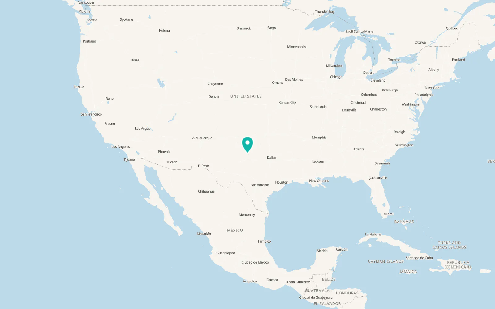 Map of Aspermont