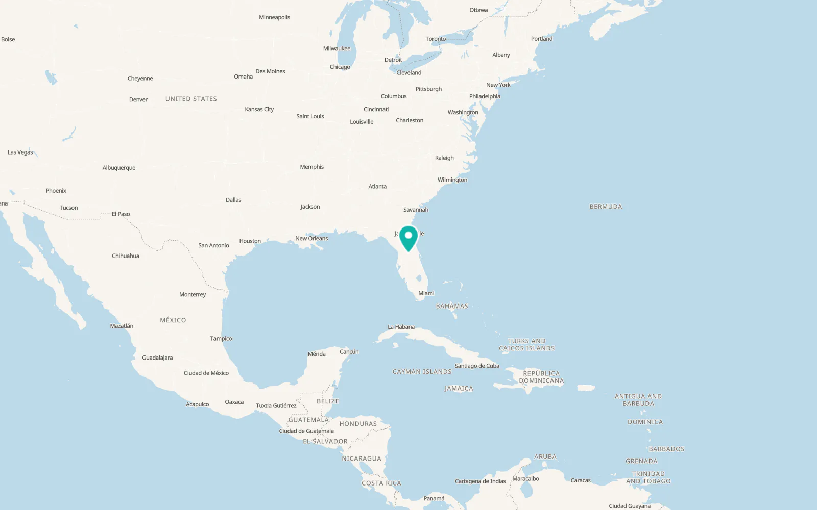 Map of Astatula