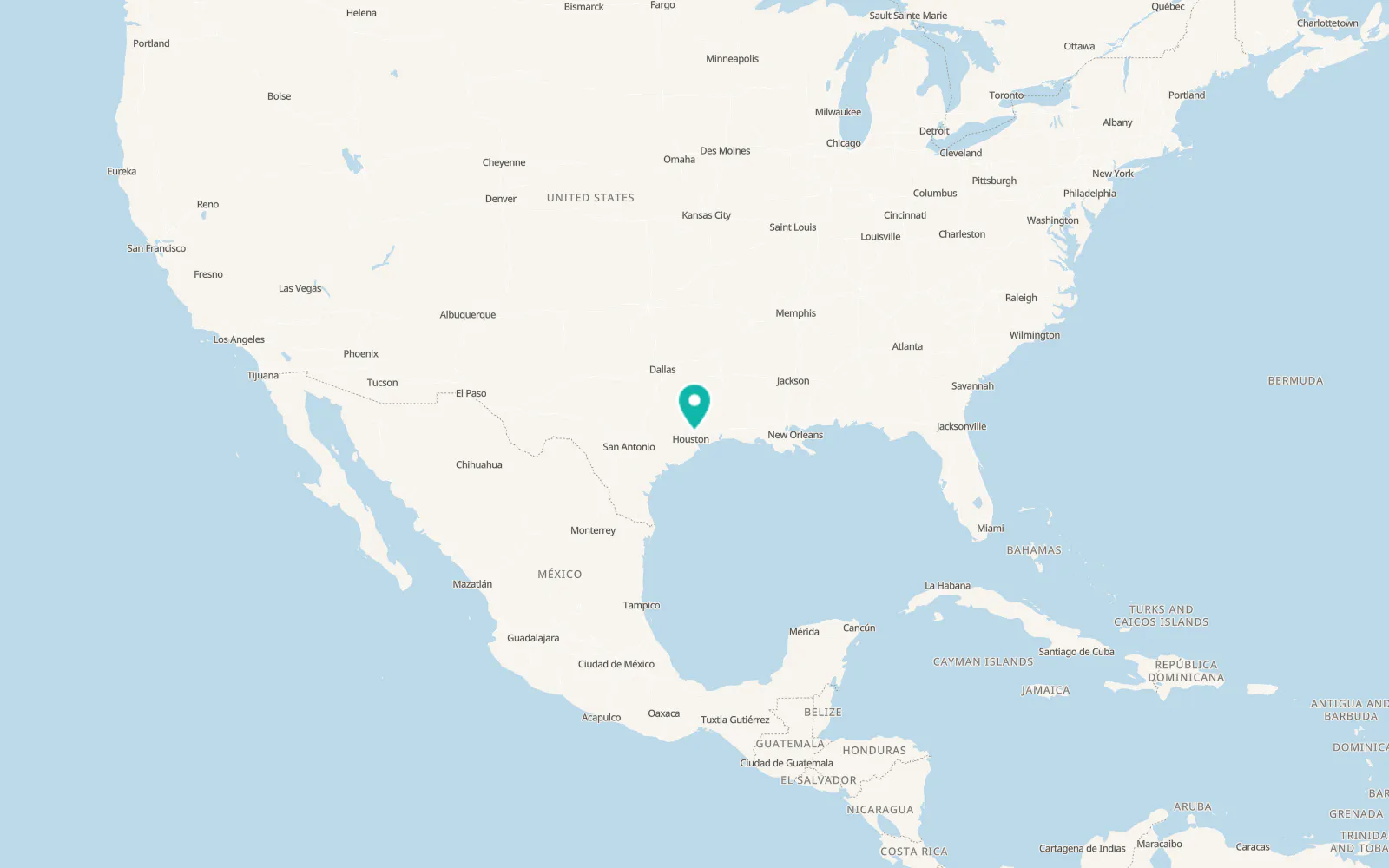 Map of Atascocita