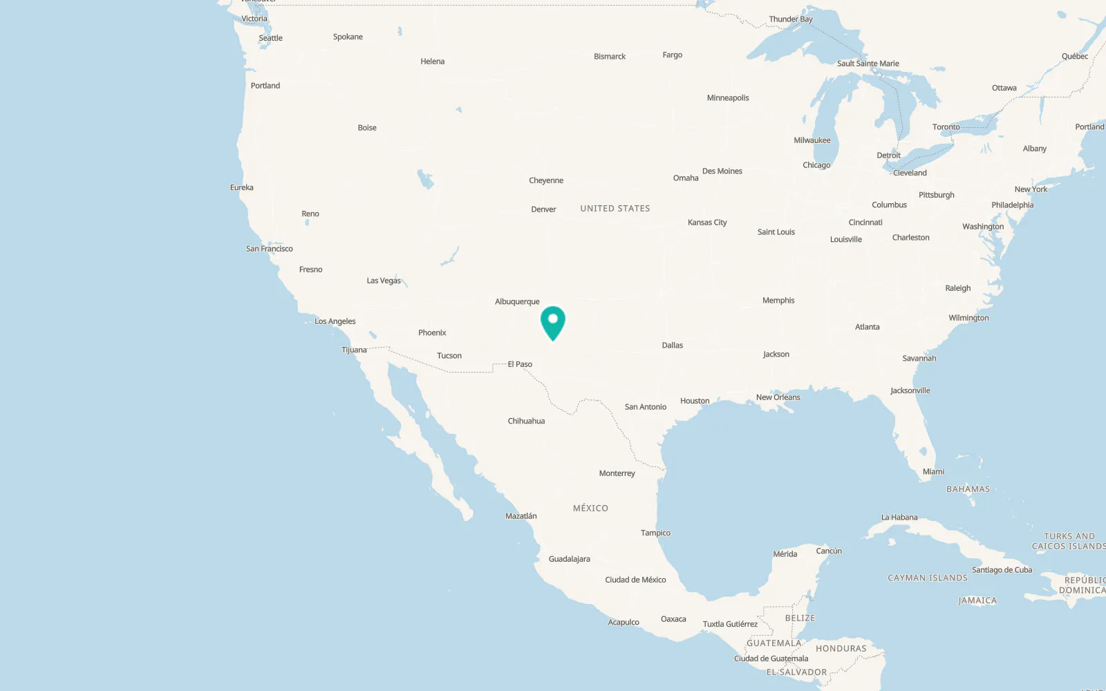 Map of Atoka