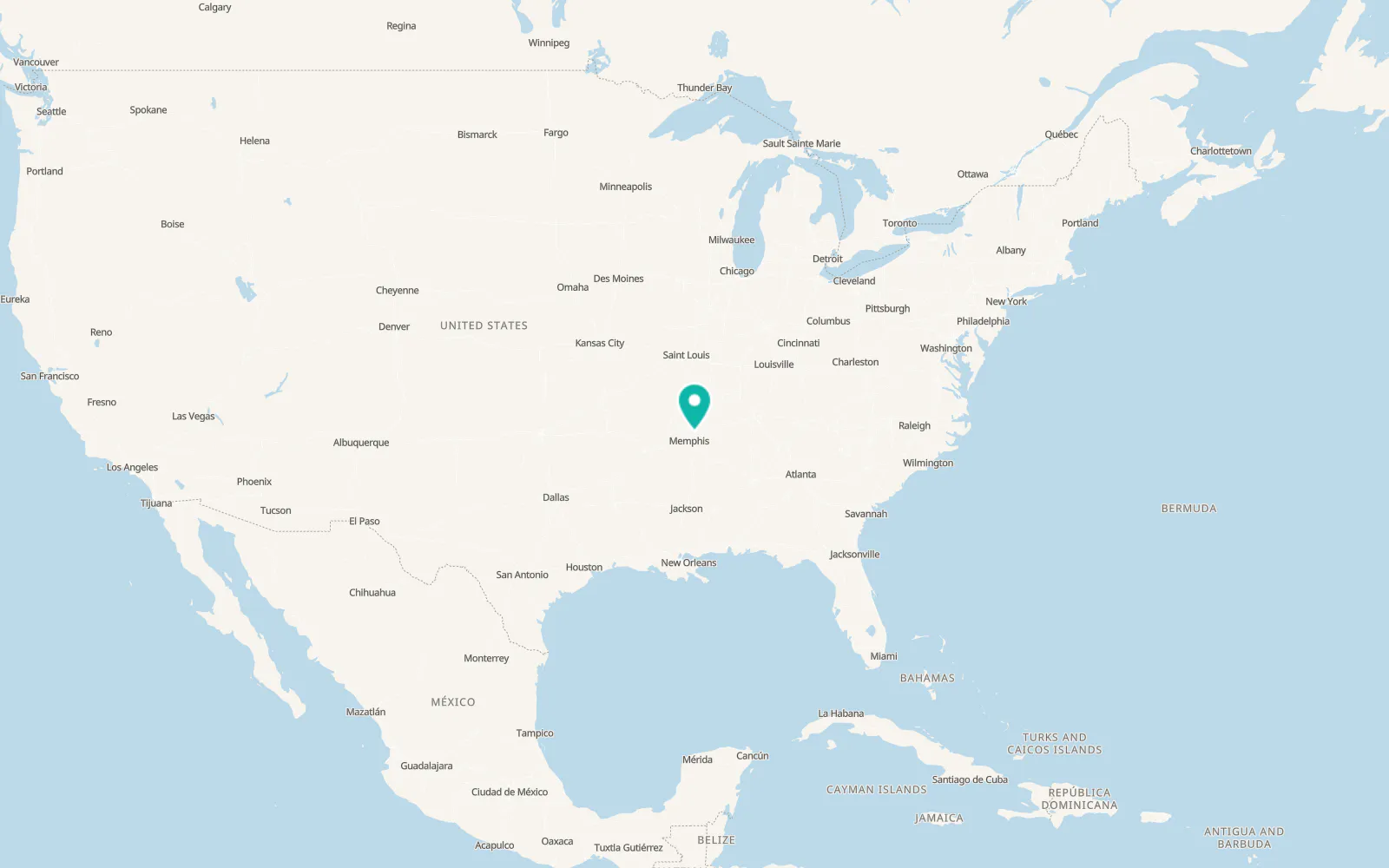 Map of Atoka