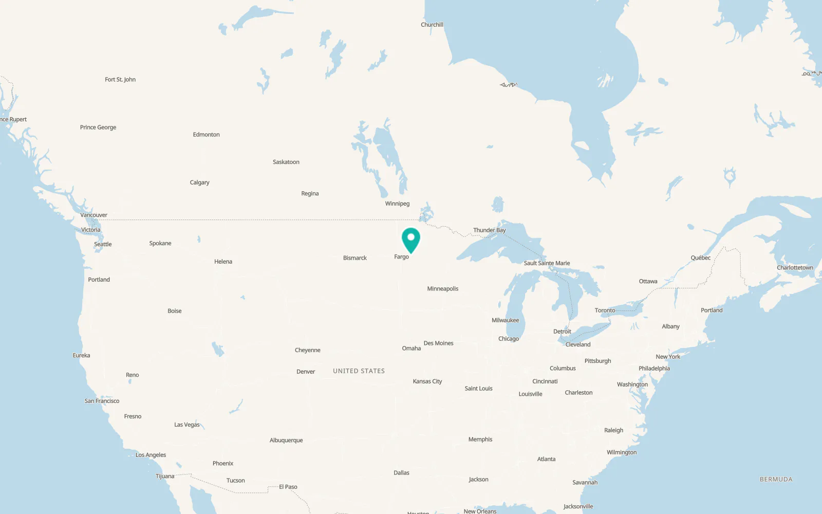 Map of Audubon