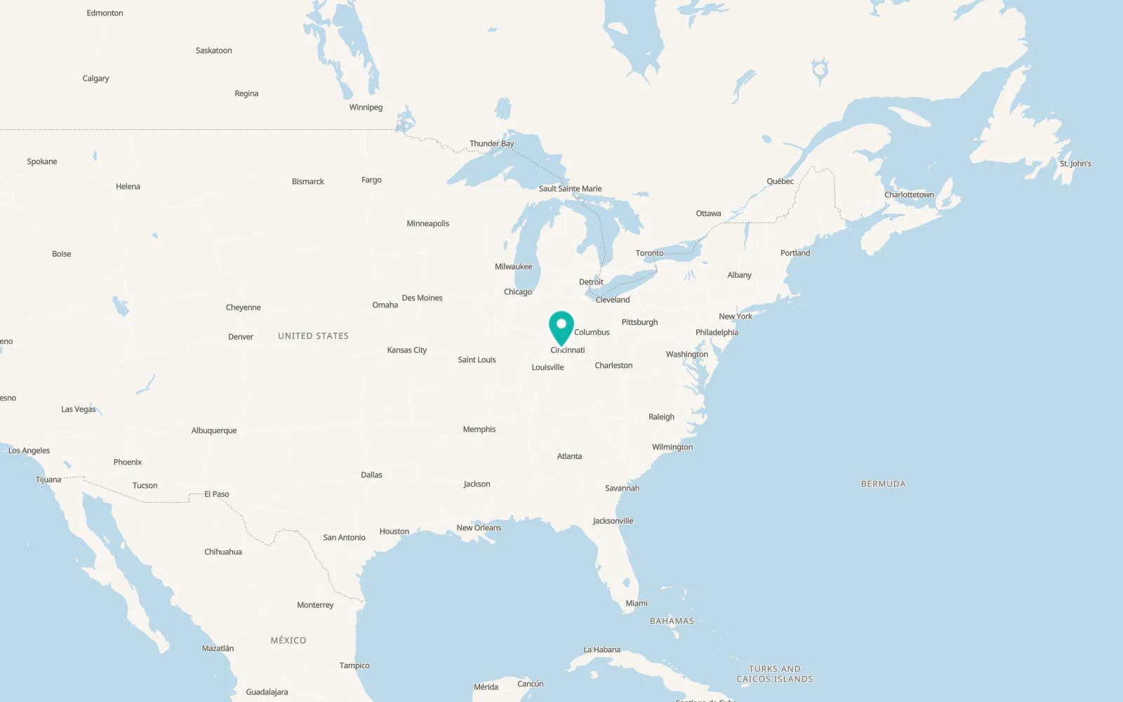 Map of Aurora
