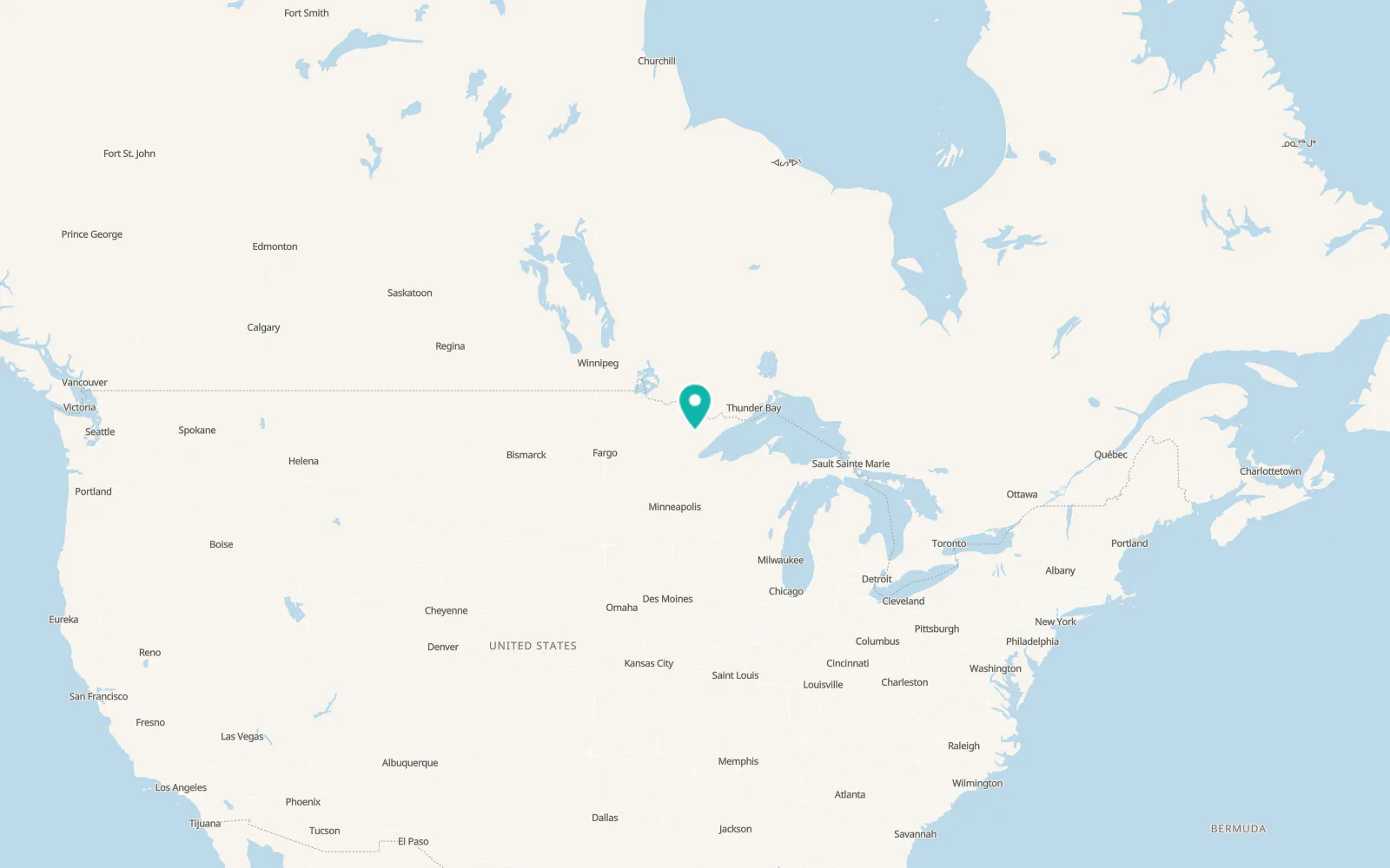 Map of Aurora