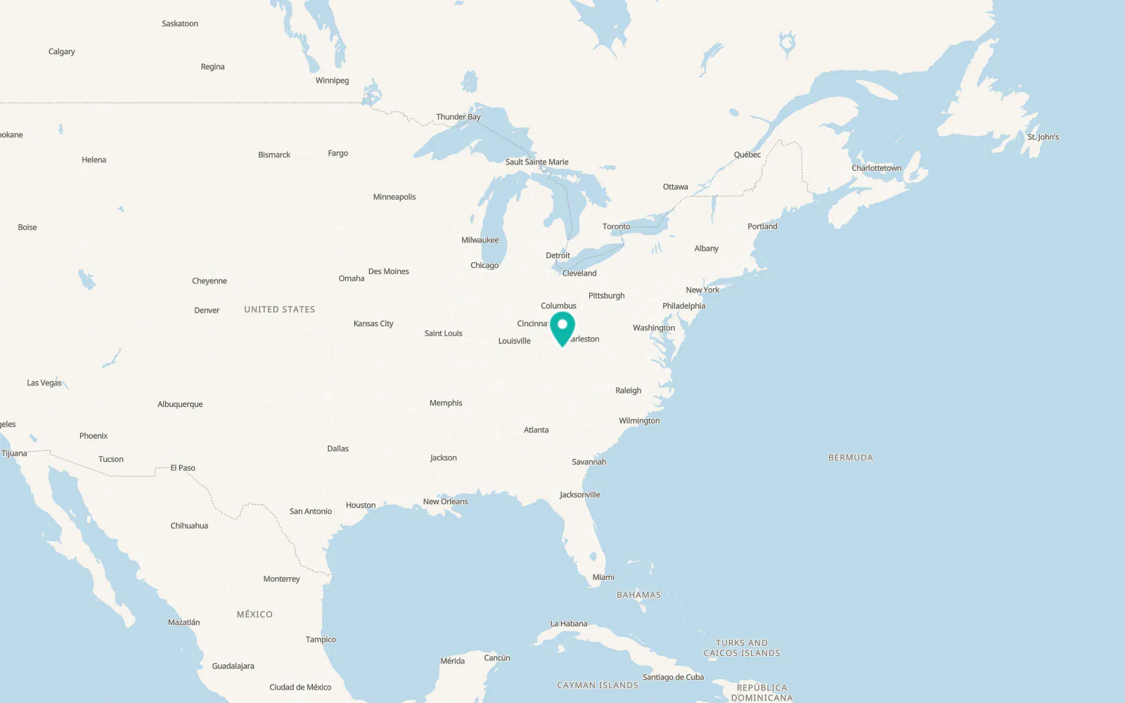 Map of Auxier